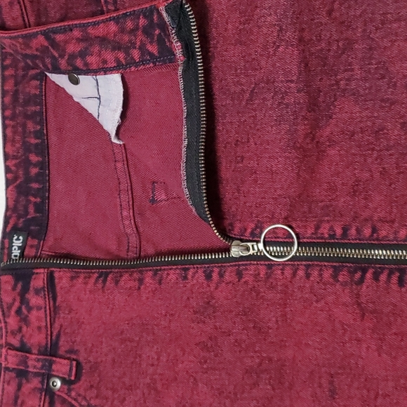 HOT TOPIC Jean skirt purple L - Picture 5 of 6